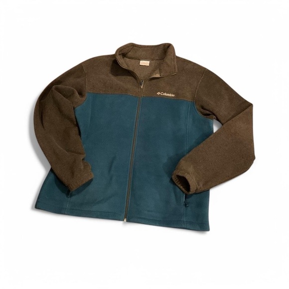 Columbia Teal and Gray Men's Jacket - Picture 1 of 2
